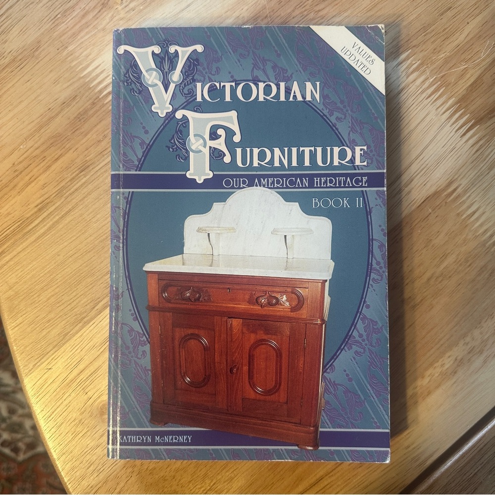 Victorian Furniture Book II - Blue Cover with White & Brown Image
